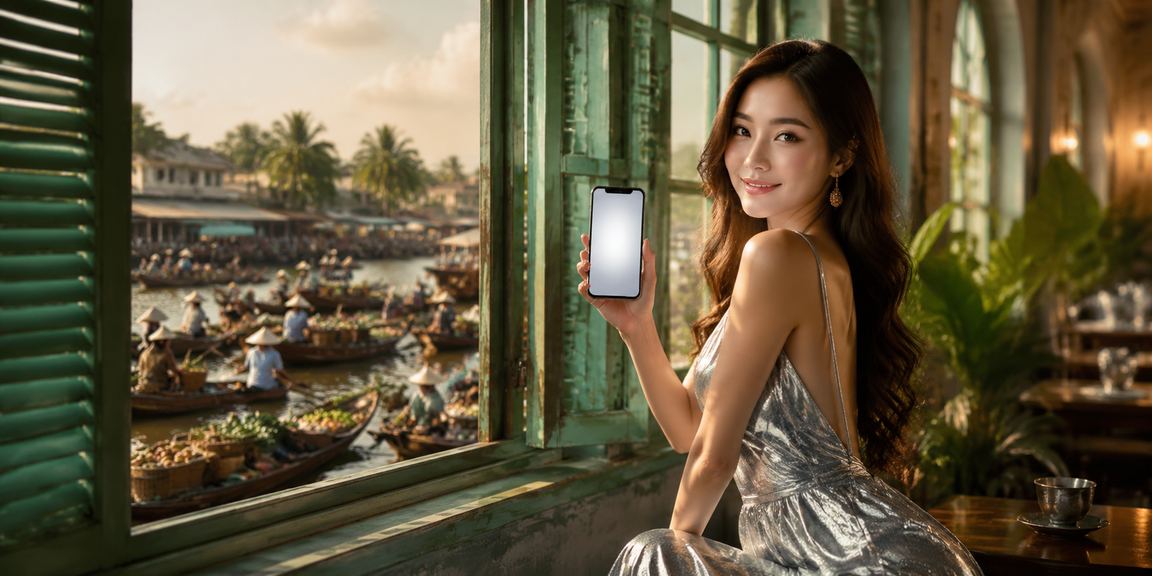 Người dùng Cần Thơ đọc mẹo cá cược trên mobile tại quán cà phê